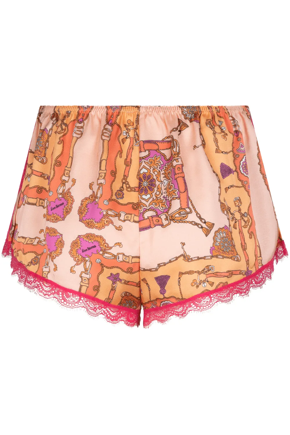 Apollo Satin Pyjama Shorts Pink