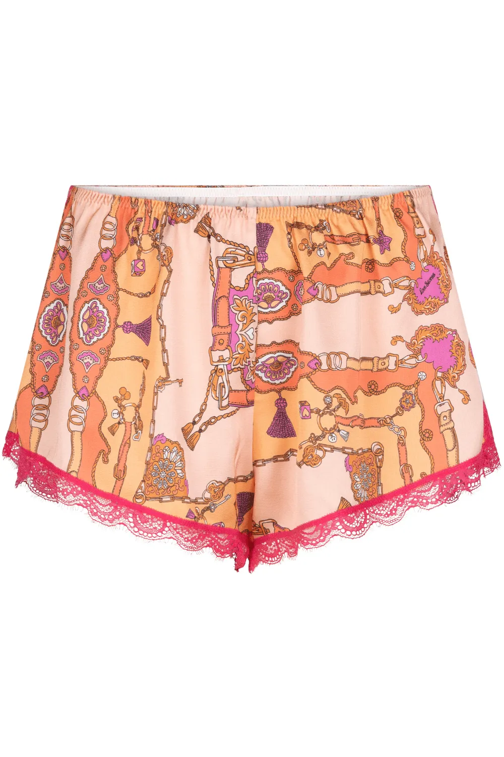 Apollo Satin Pyjama Shorts Pink