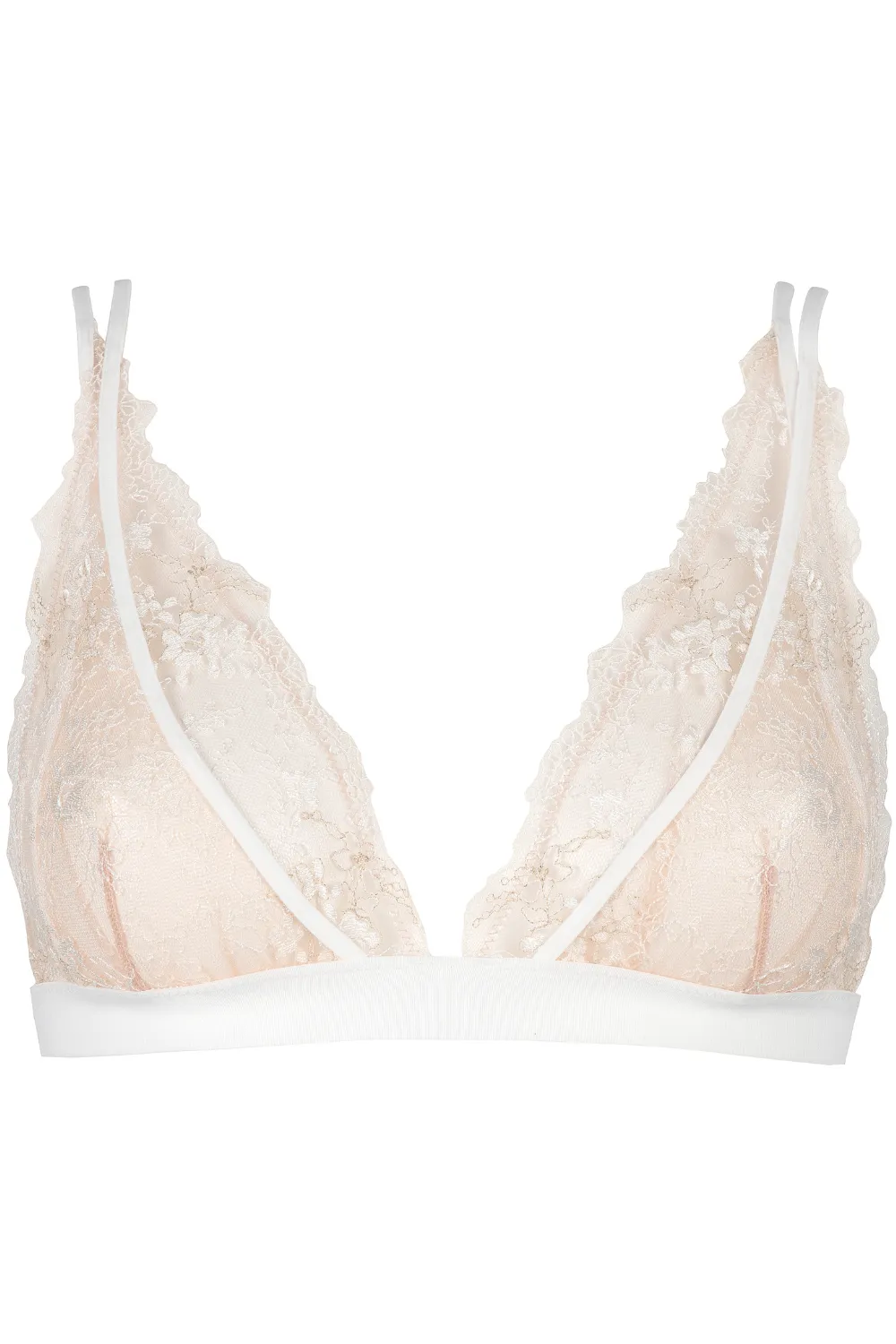 Après Minuit Triangle Bra Pearl