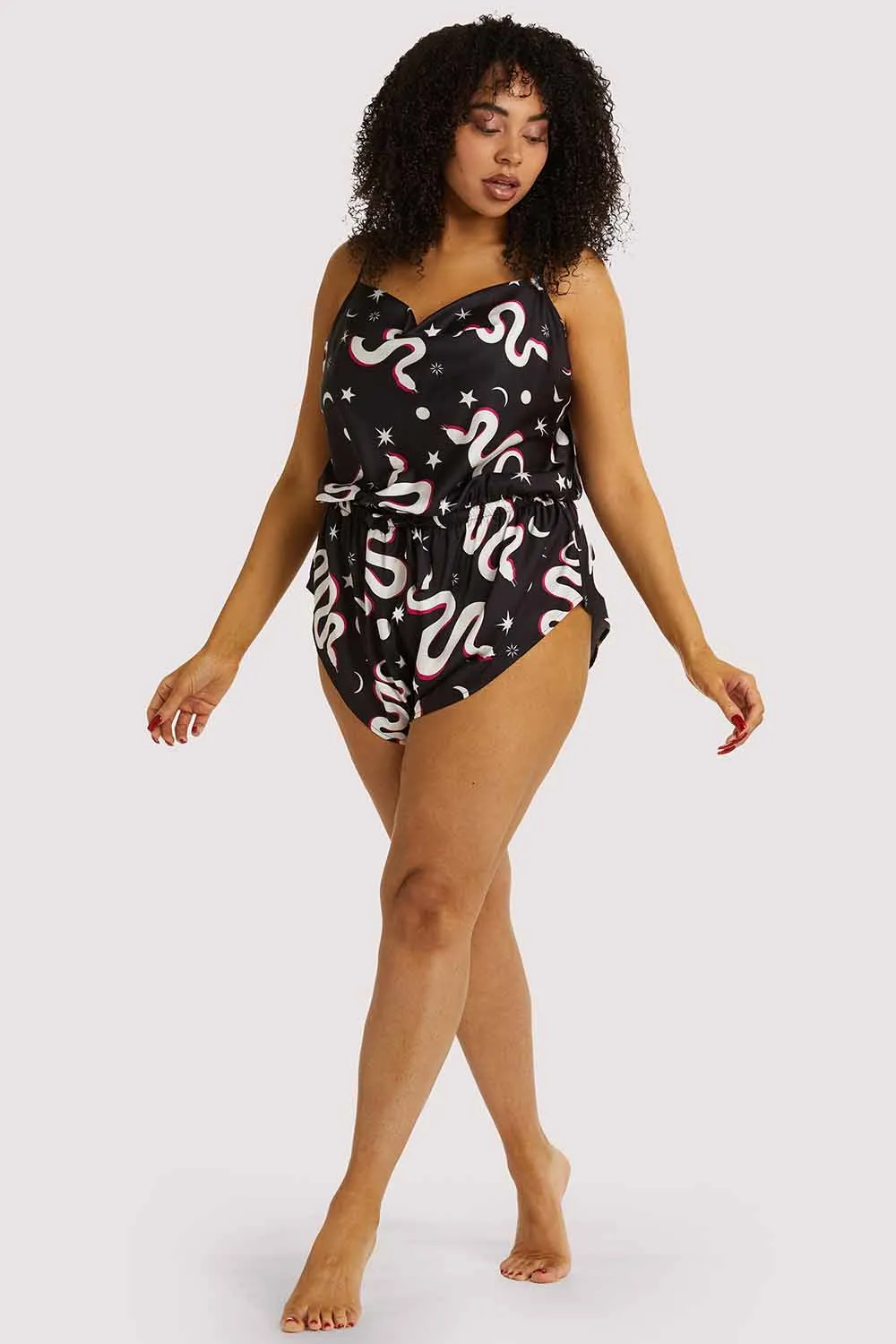 Black Moon Snake Playsuit