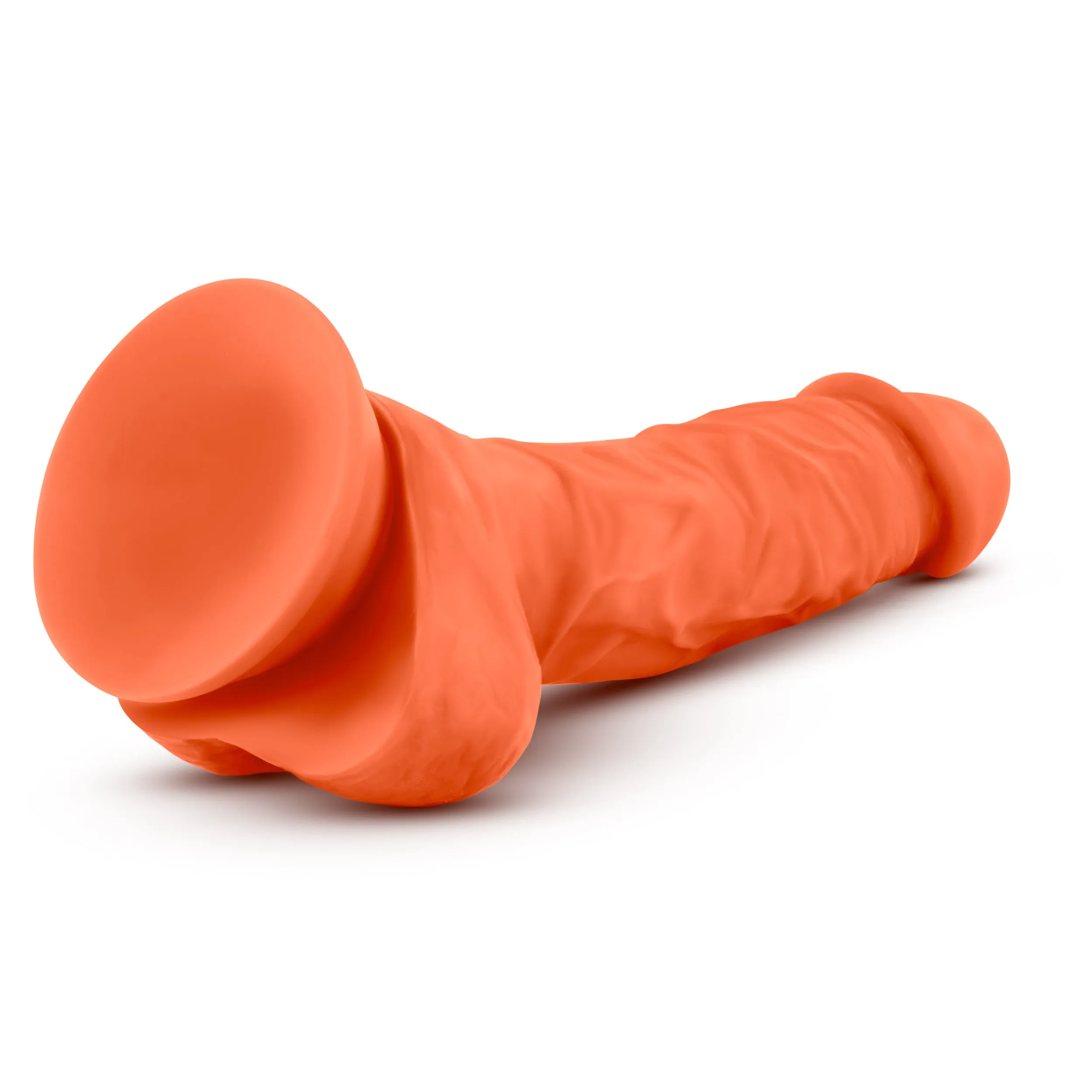 Blush Neo Elite 7.5 Silicone Dual Density Cock Balls Dildo Neon Dong Sex Toy