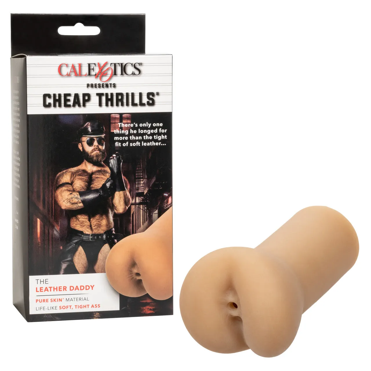 CalExotics Cheap Thrills The Leather Daddy Male Masturbator Stroker