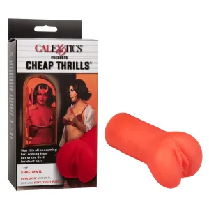 Cheap Thrills The She-Devil Pussy Masturbator - Red