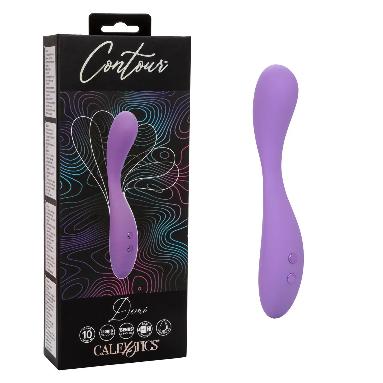 Contour Demi Flexible Massager - Purple