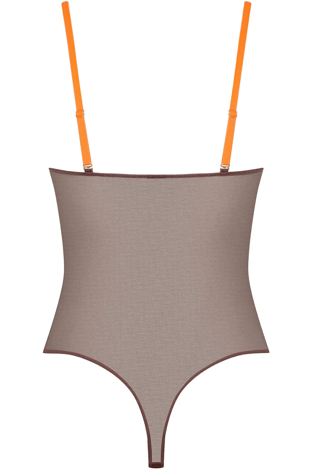 Corps à Corps Thong Bodysuit Brown