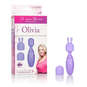 Dr. Laura Berman Olivia Rechargeable Mini  Massager With Attachments