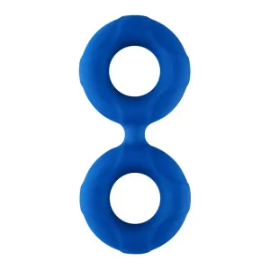 F-81: DOUBLE RING (LIQUID SILICONE) 47MM - BLUE
