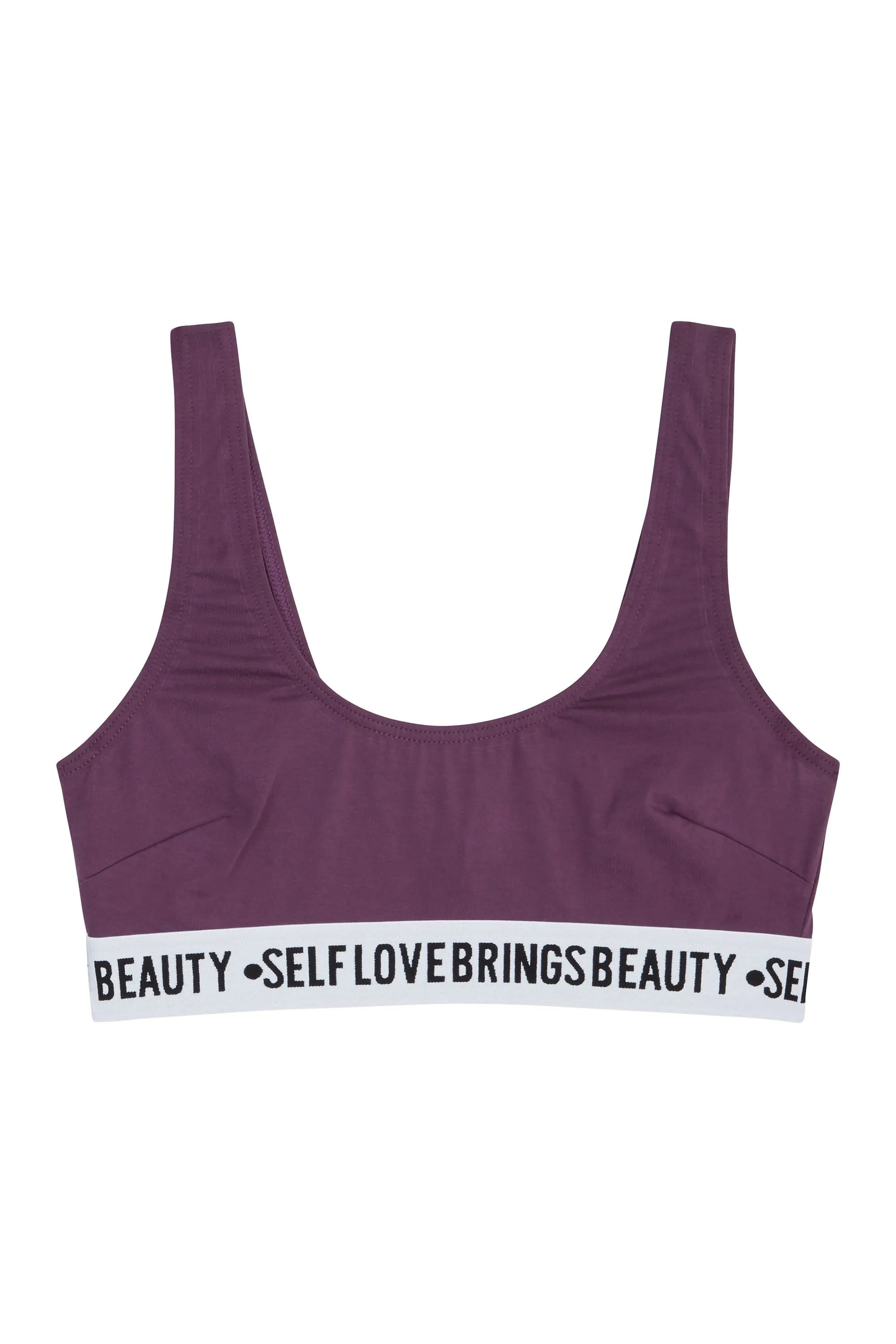 Felicity Hayward Self Love Purple Curve Crop top
