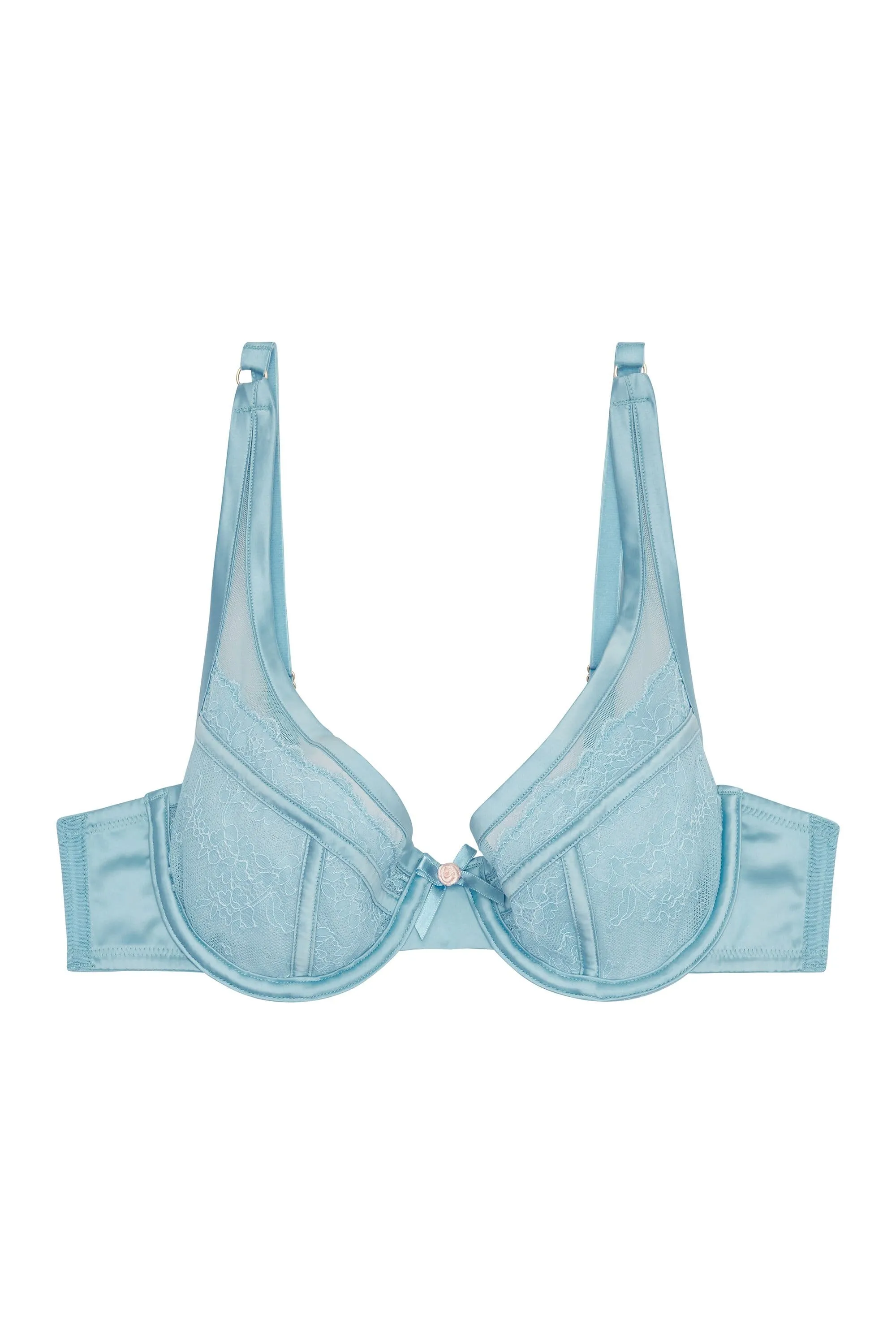 Felicity Hayward Sybil Baby Blue High Apex Bra FB