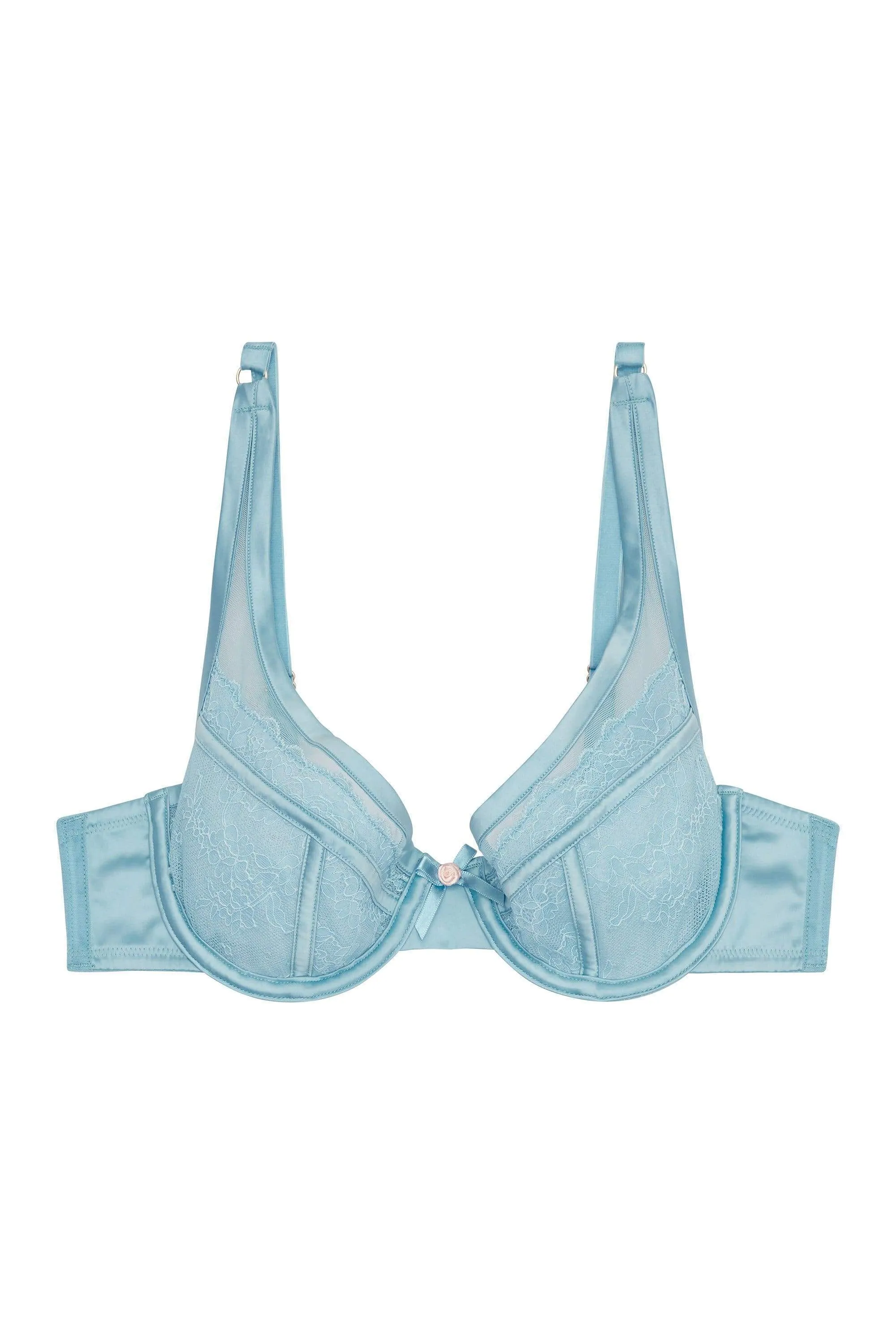 Felicity Hayward Sybil Blue High Apex Bra