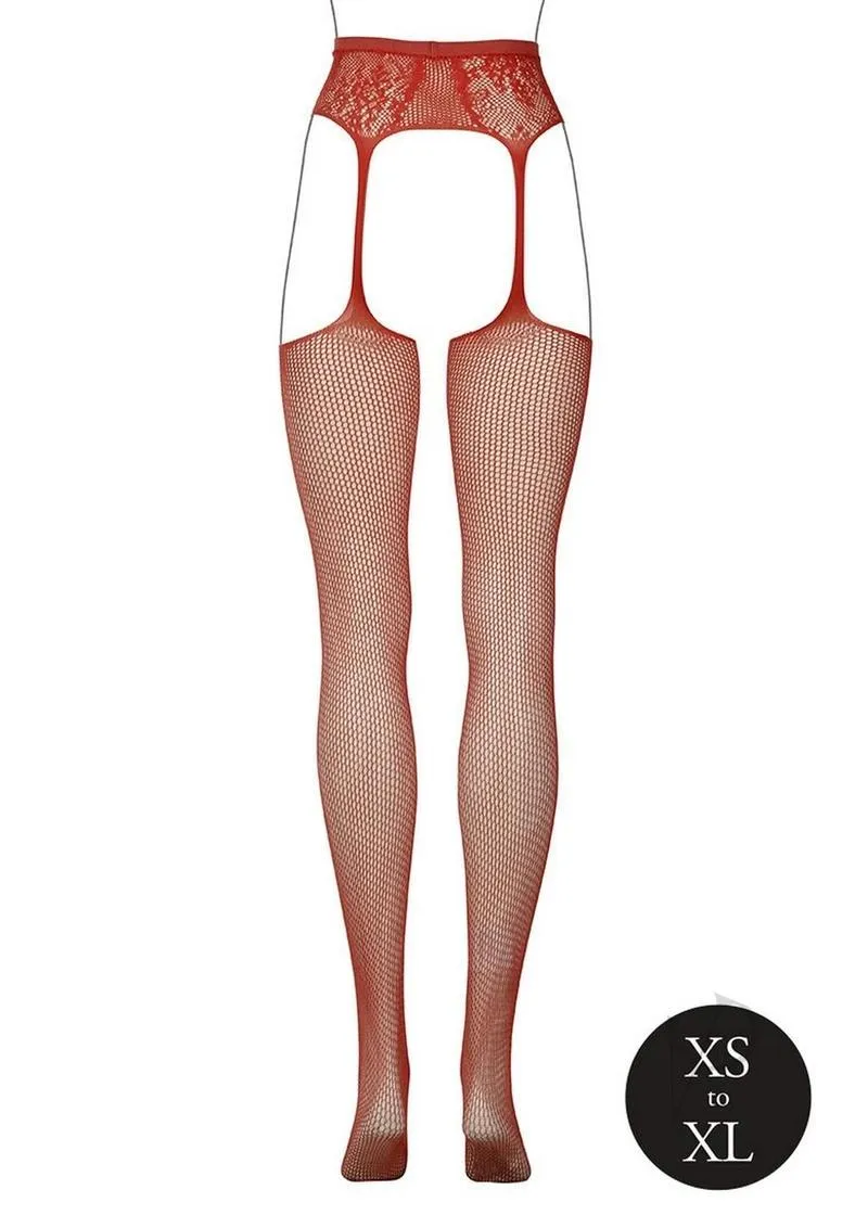 Fishnet Lace Garterbelt Stocking Os Sun