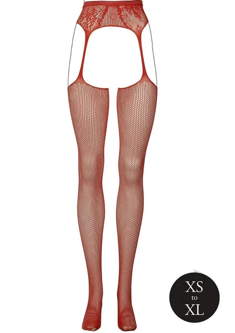 Fishnet Lace Garterbelt Stocking Os Sun