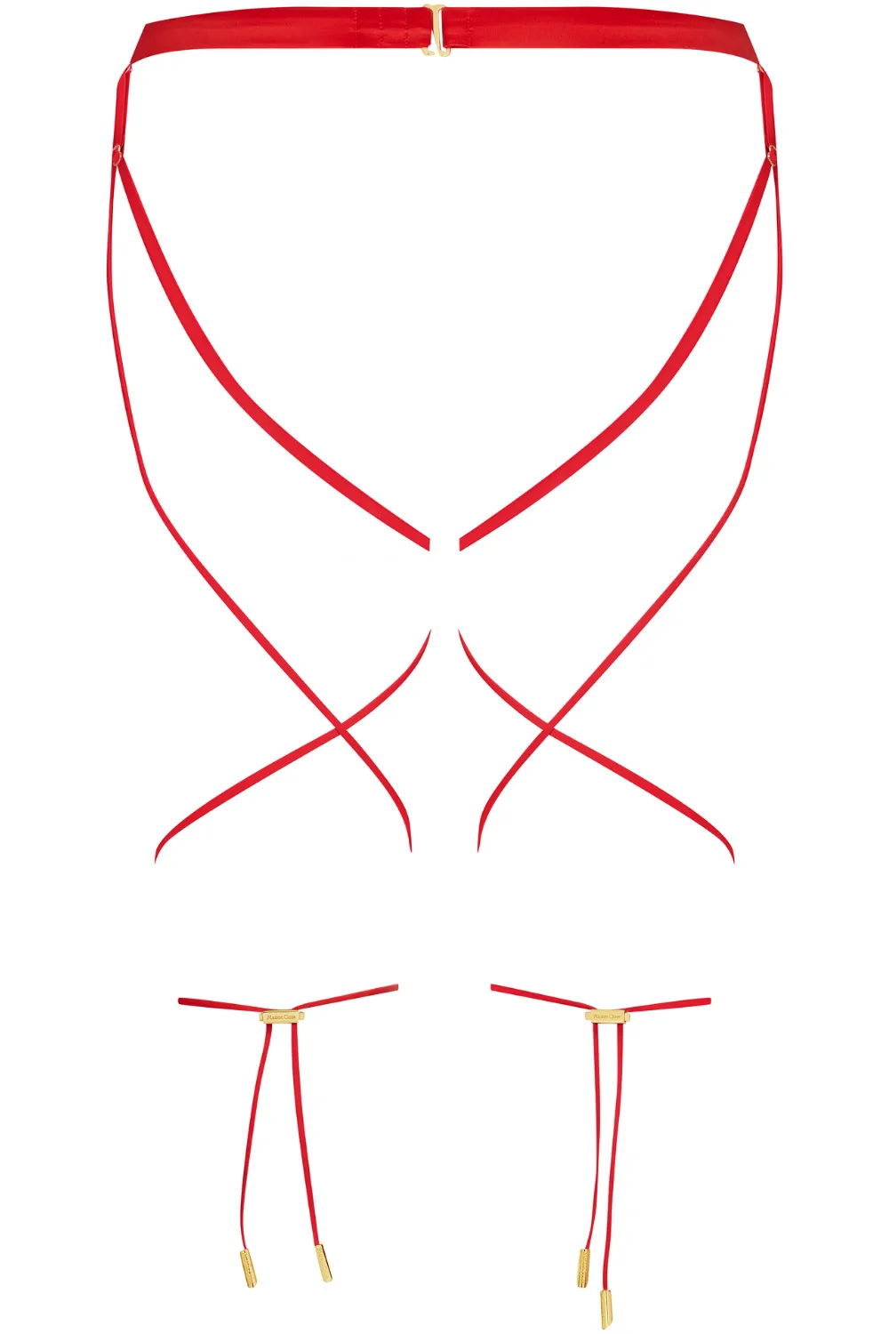 French Kiss Open Brief Red