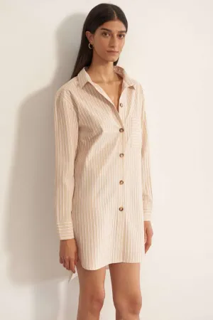 Hamptons Shirt Dress. Size L (UK 14)
