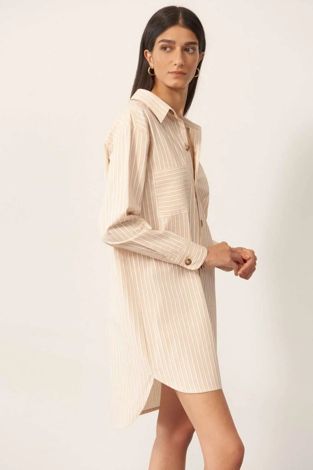 Hamptons Shirt Dress. Size L (UK 14)