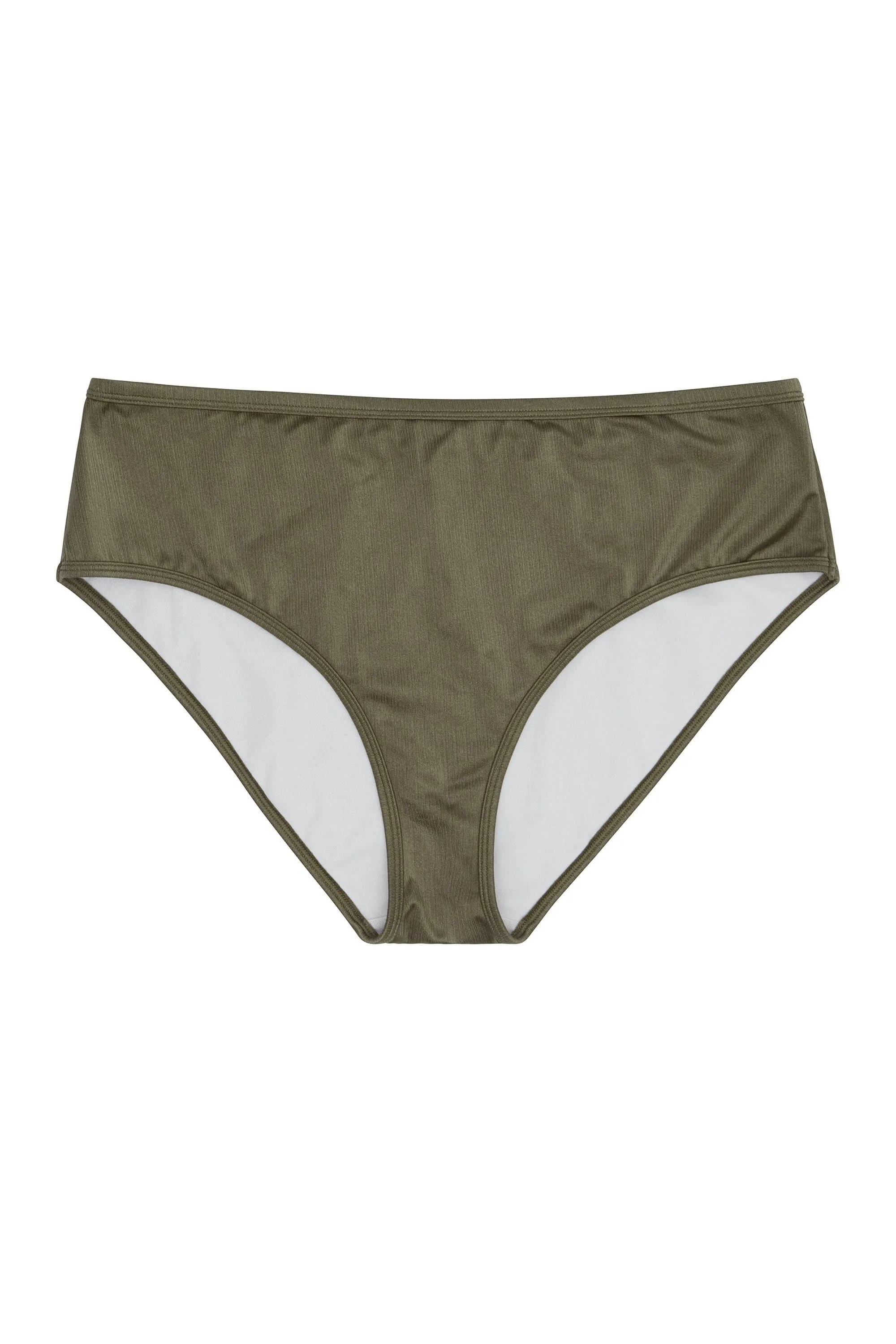 Hunter McGrady Plus Size/Curve High Shine Midi Bikini Brief