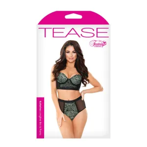 Katarina Longline Bra & Panty- Chartreuse Green- S/M