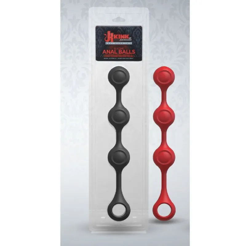 Kink By Doc Johnson Anal Essentials Silicone Anal Balls