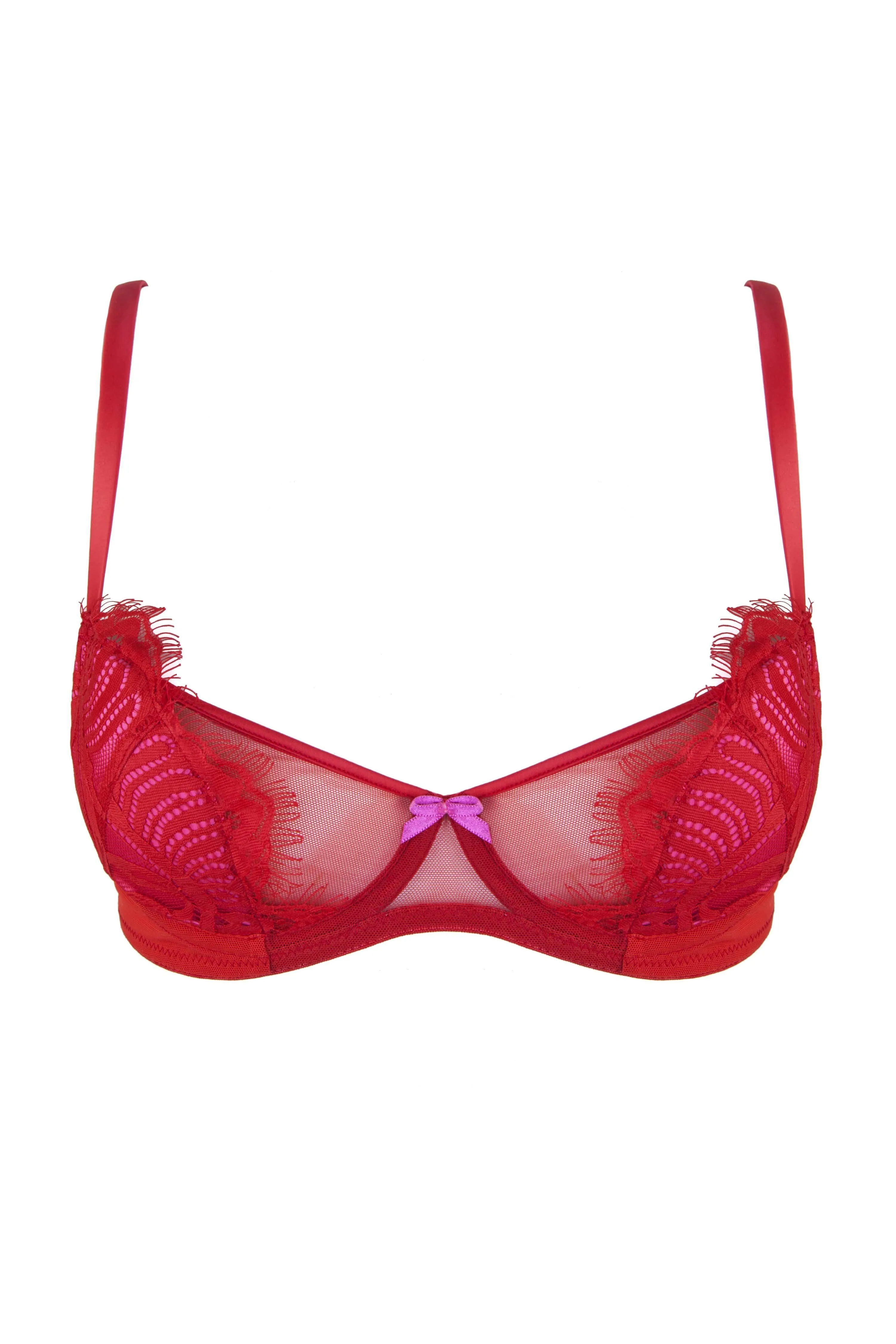 Love Pink/Red Bra A-D Cups