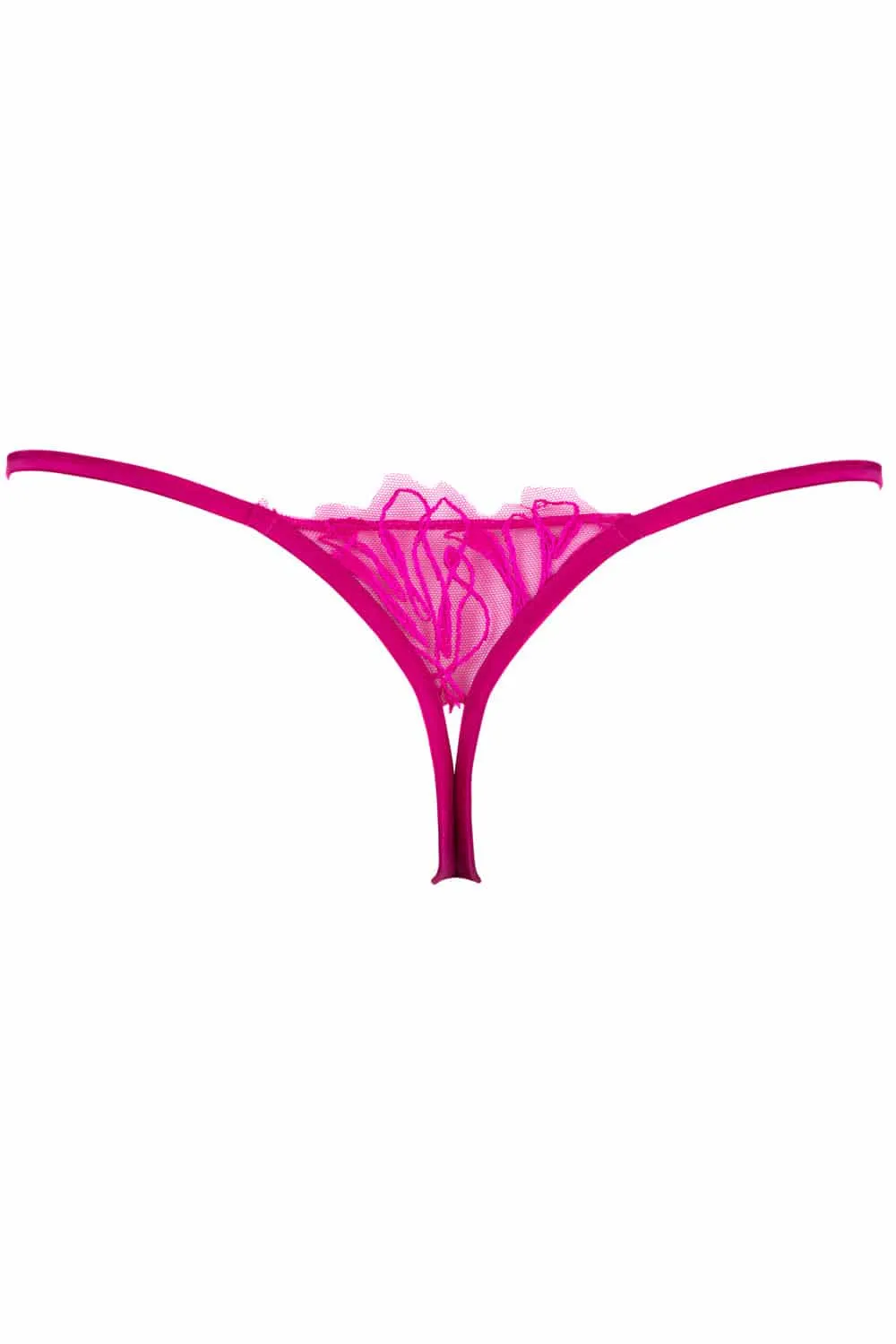 Love Supreme Mini Thong in Fuchsia. Size XL (UK 14)