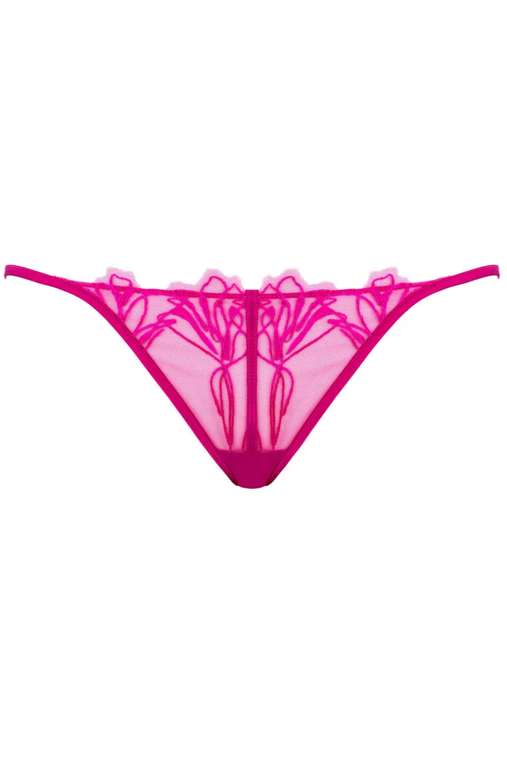 Love Supreme Mini Thong in Fuchsia. Size XL (UK 14)