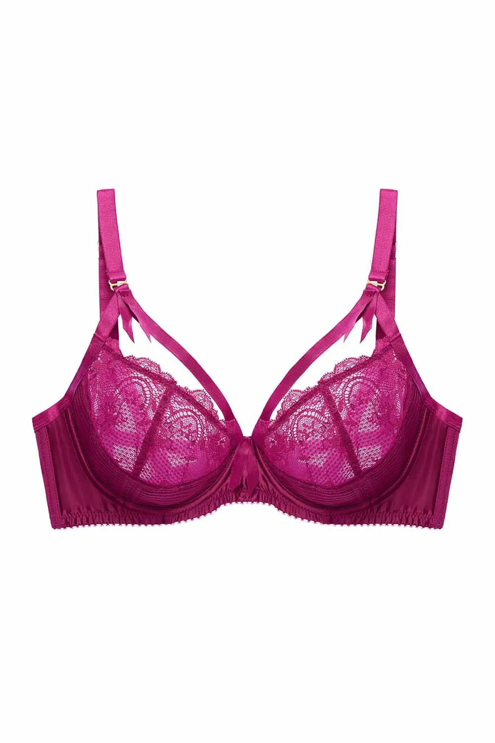 Madame X Magenta Plunge Curve Bra