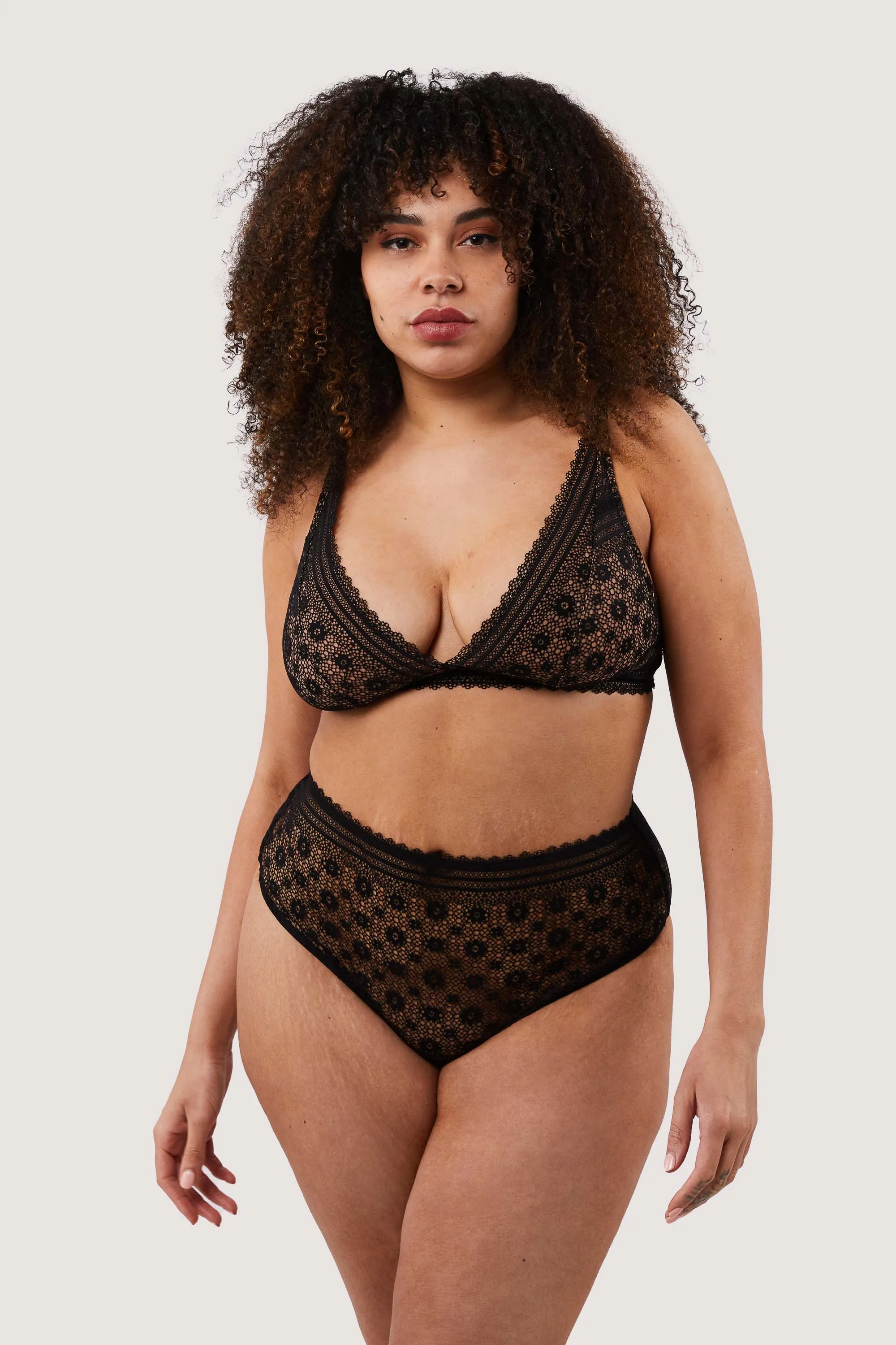 Maia Black Lace Bralette