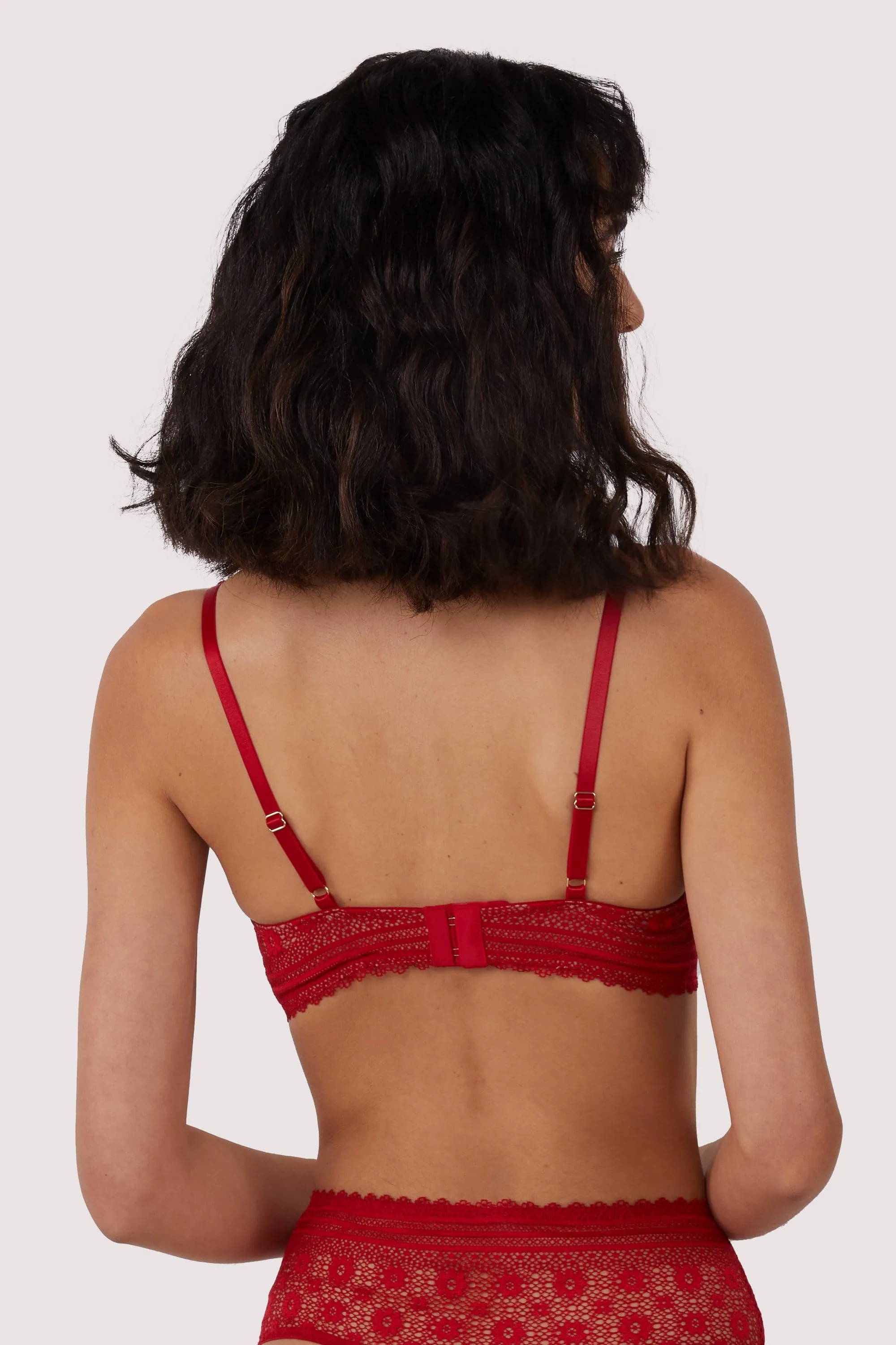 Maia Red Lace Bralette