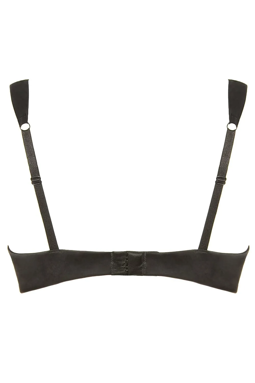 Marlene Underwired Bra with Swarovski Crystals in Black