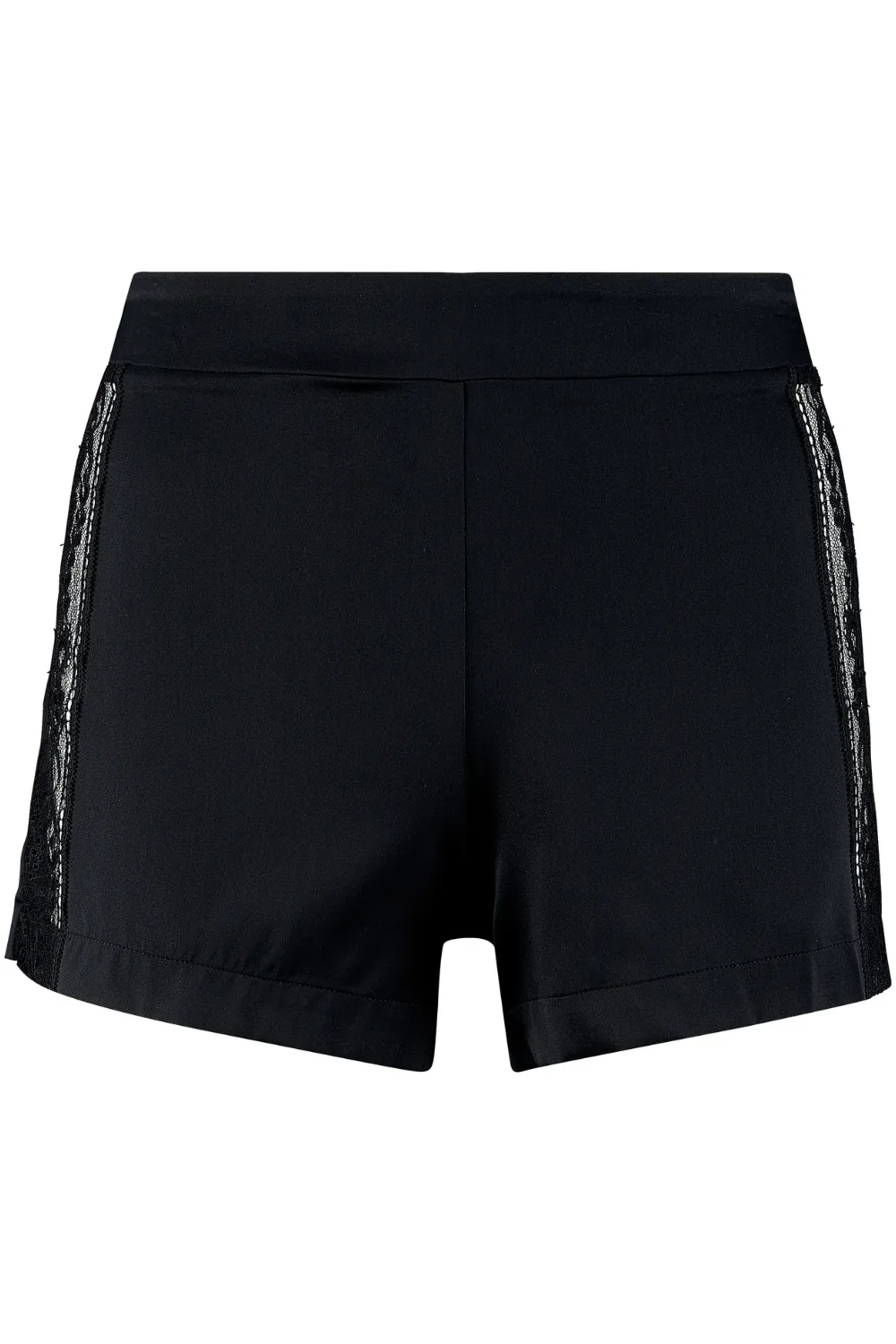 Midnight Whisper Silk Shorts Black