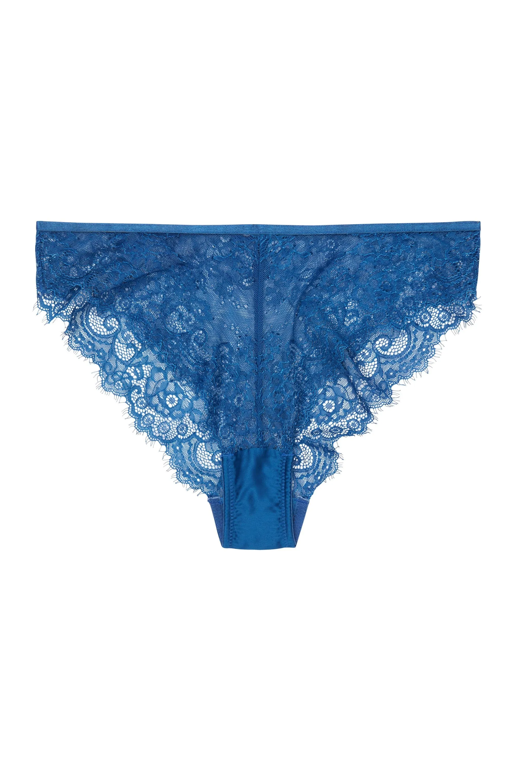 Millie Eyelash Lace Brief Blue