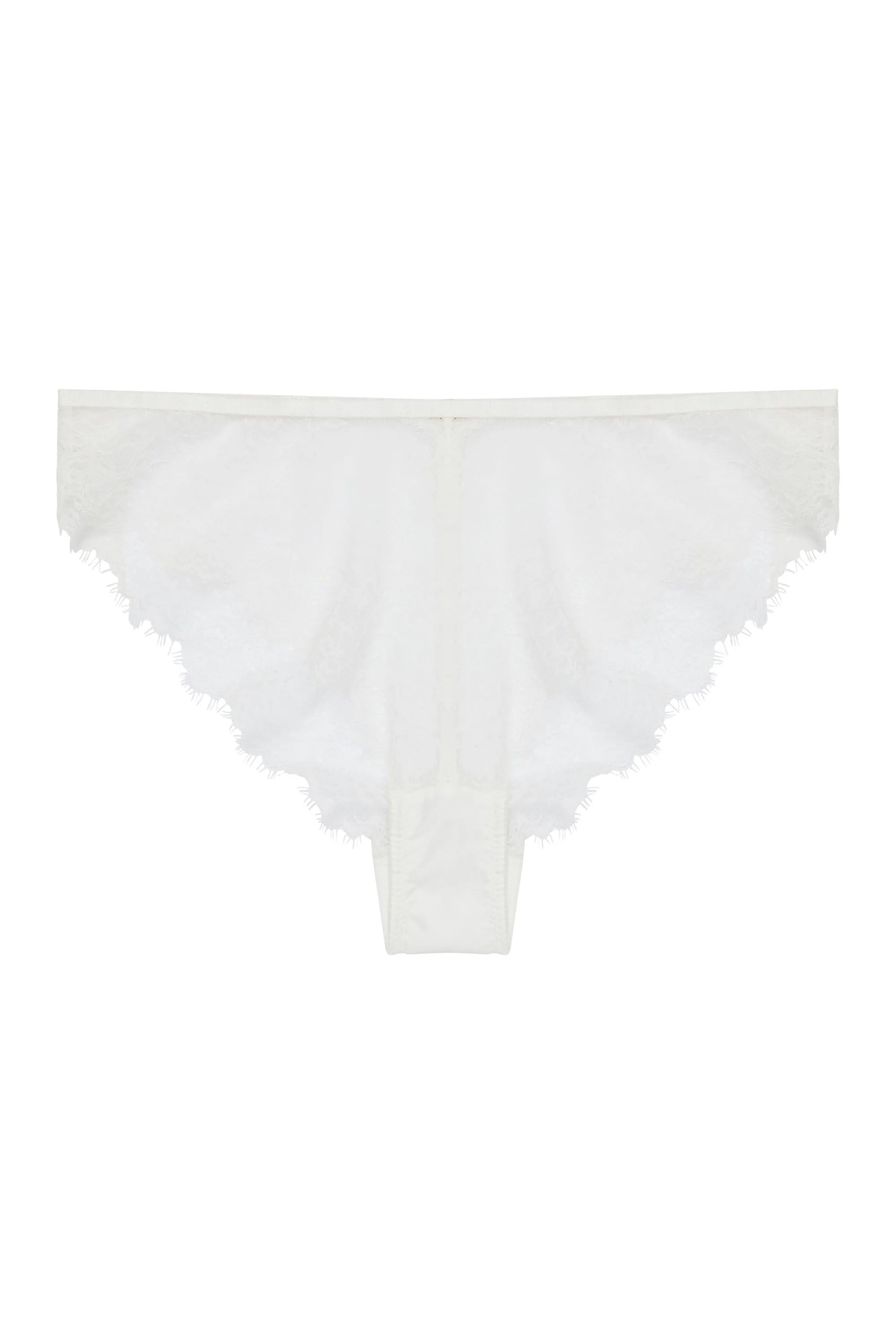 Millie Eyelash Lace Brief Ivory