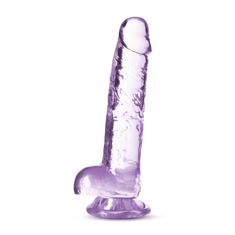 Naturally Yours 7 Crystaline Dildo Amethyst