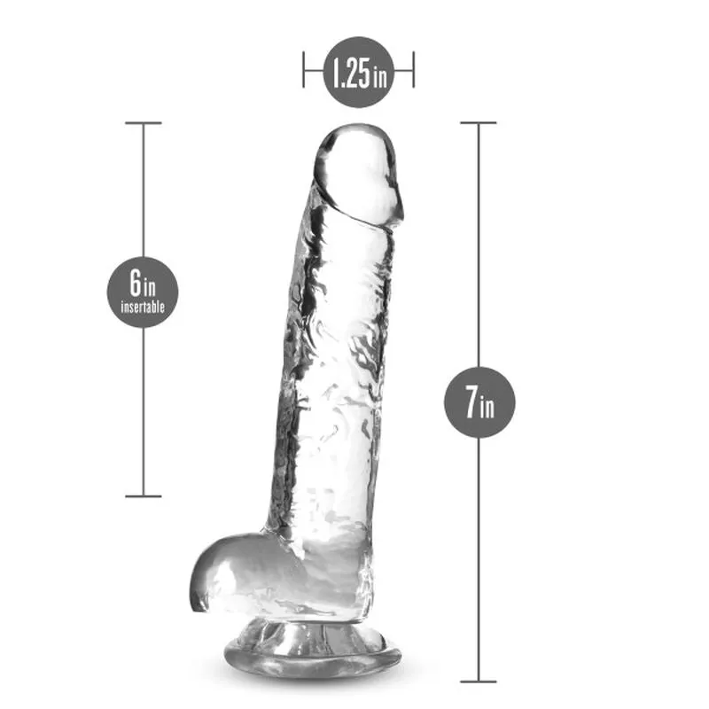 Naturally Yours 7 Crystaline Dildo Diamond
