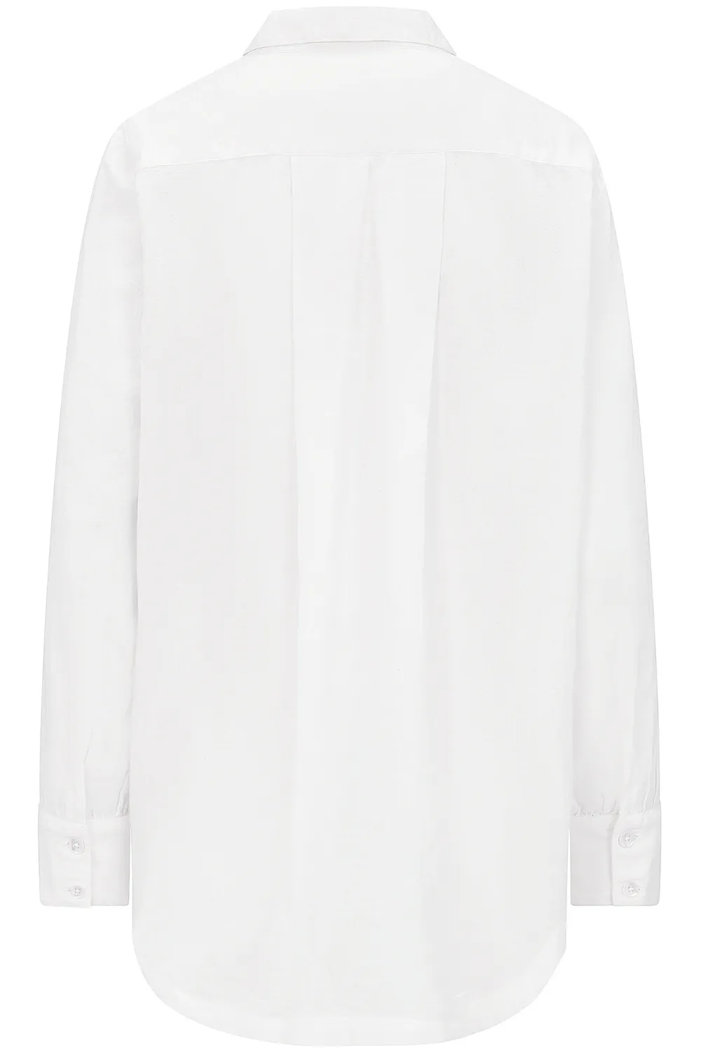 Organic Cotton PJ Shirt in White