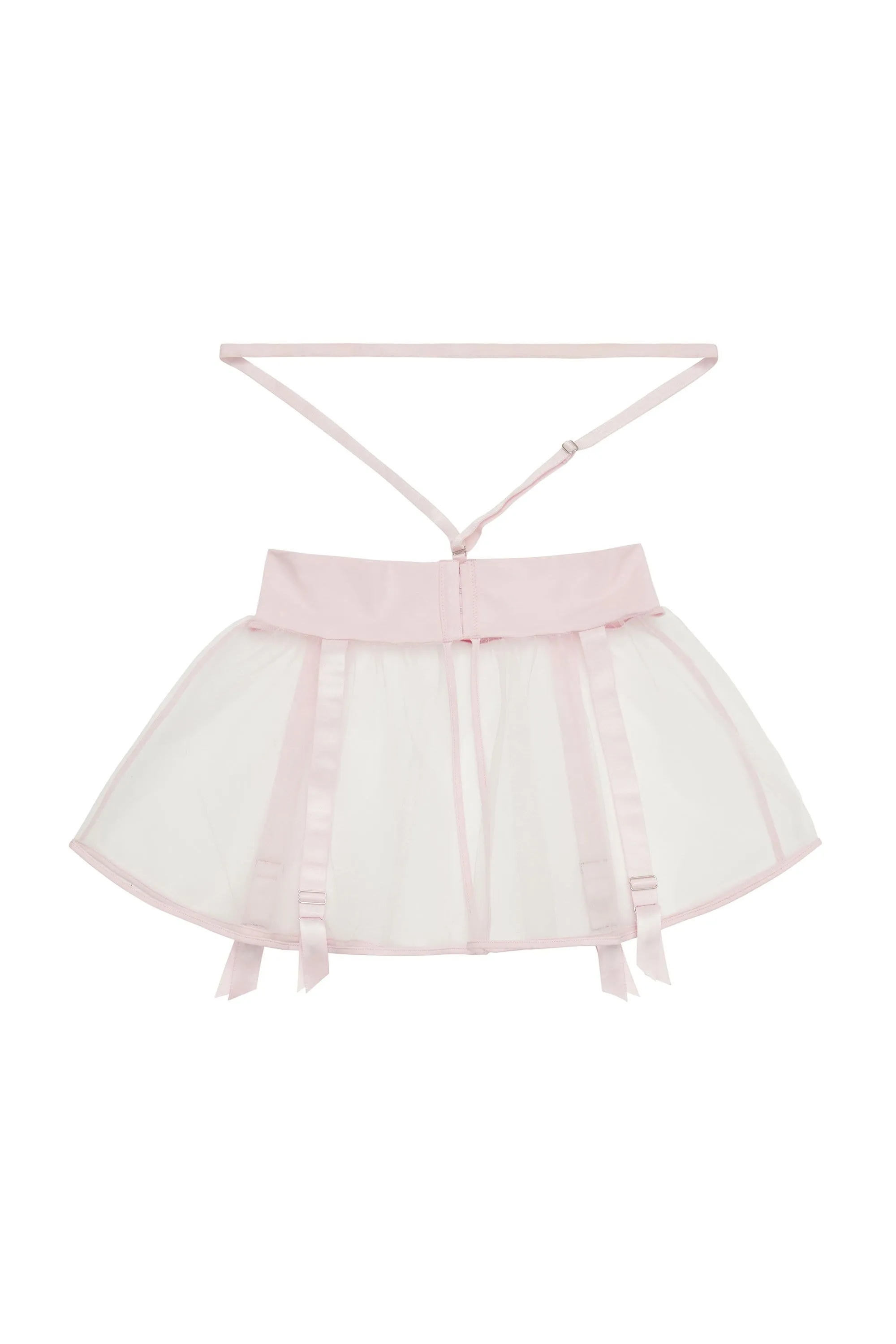 Peek & Beau Caia Pink Suspender Harness Skirt