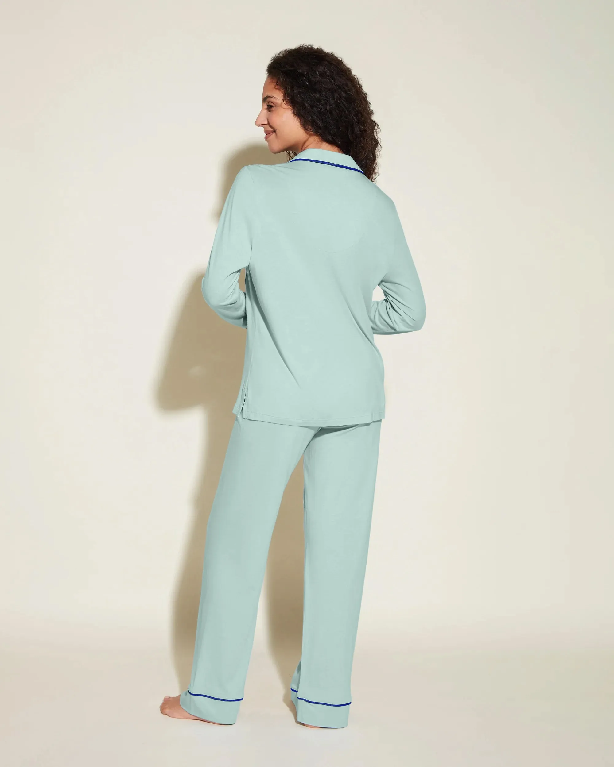 Petite Long Sleeve Top & Pant Pajama Set
