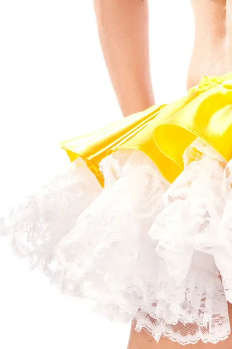 Satin Snow White Front Bow Tutu