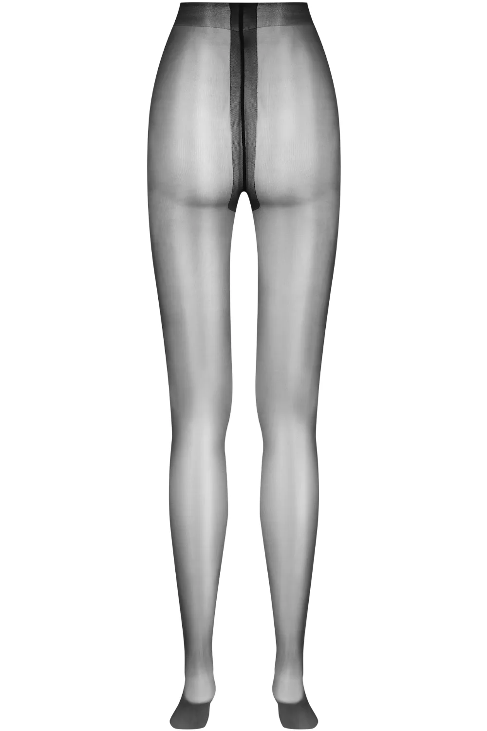 Satin Tights Black 10 Denier