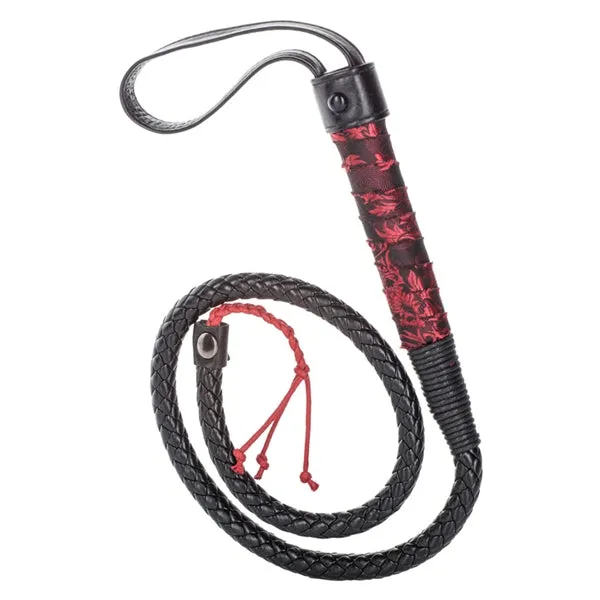Scandal Bull Whip - Black/Red