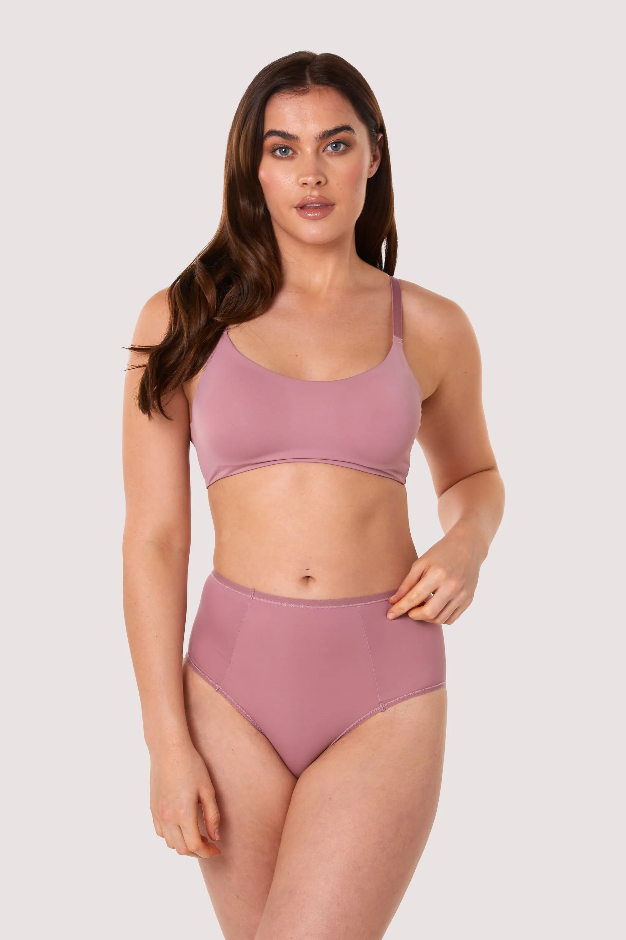 Second Skin Rose Recycled Highwaist Brief