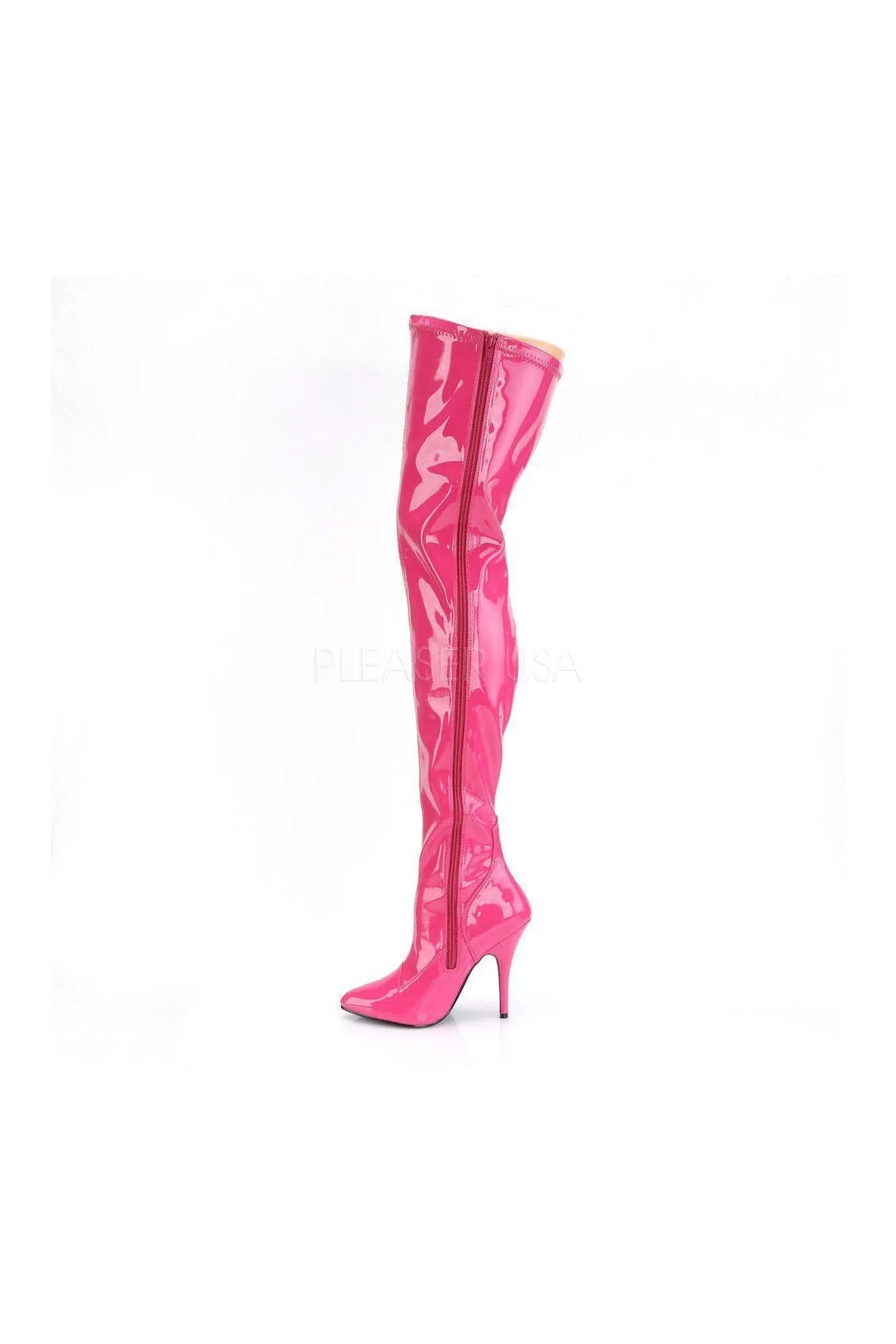 SEDUCE-3000 Thigh Boot | Fuchsia Patent