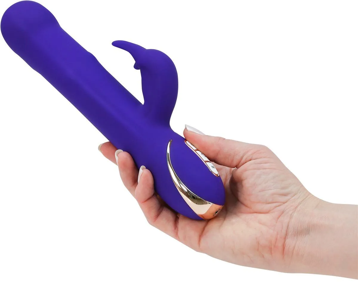 Seven Creations TRES CHIC 9 JUMPING BEADS G Spot Rabbit Vibrator USB