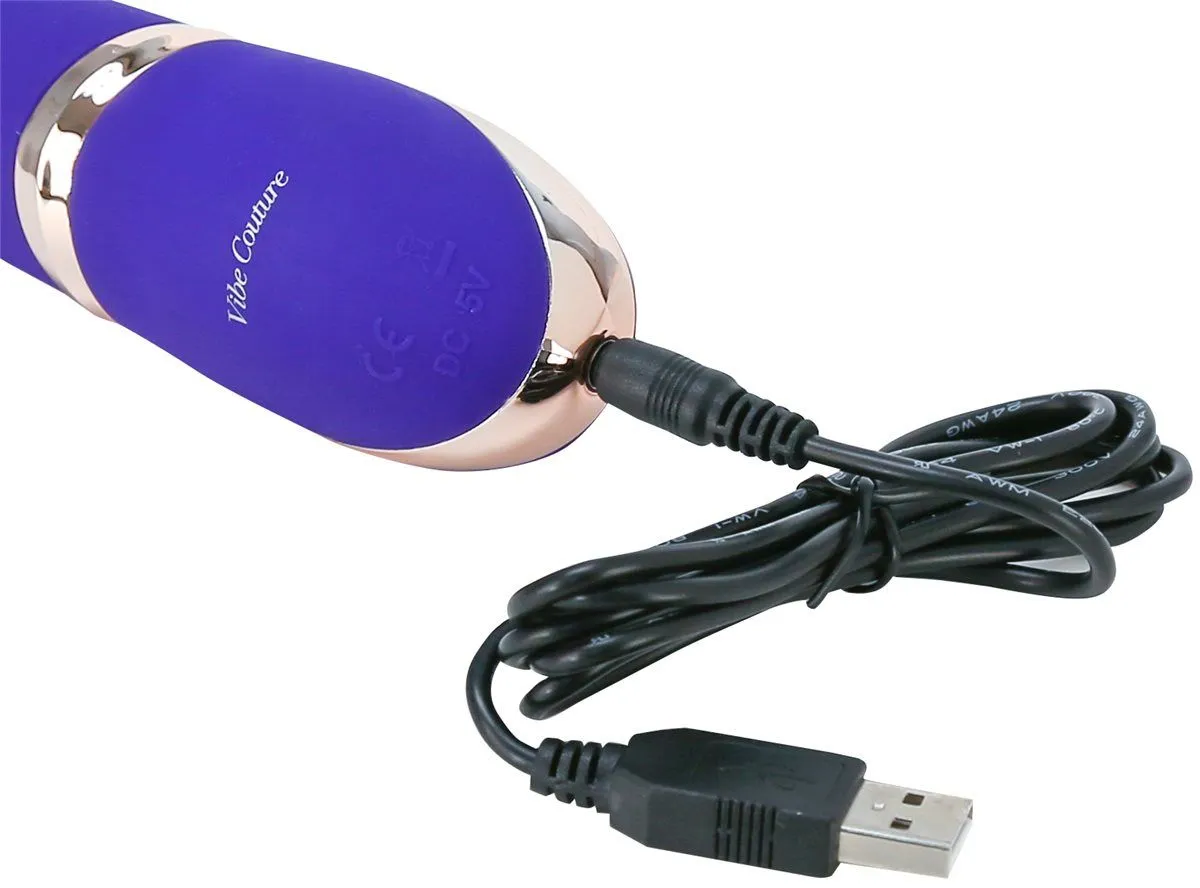 Seven Creations TRES CHIC 9 JUMPING BEADS G Spot Rabbit Vibrator USB