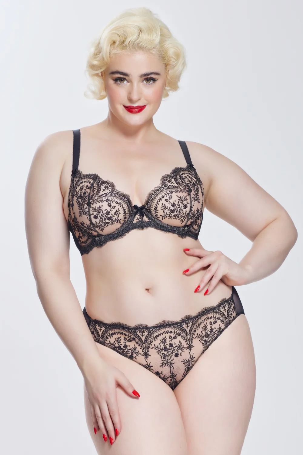 Severine Underwire Bra in Black