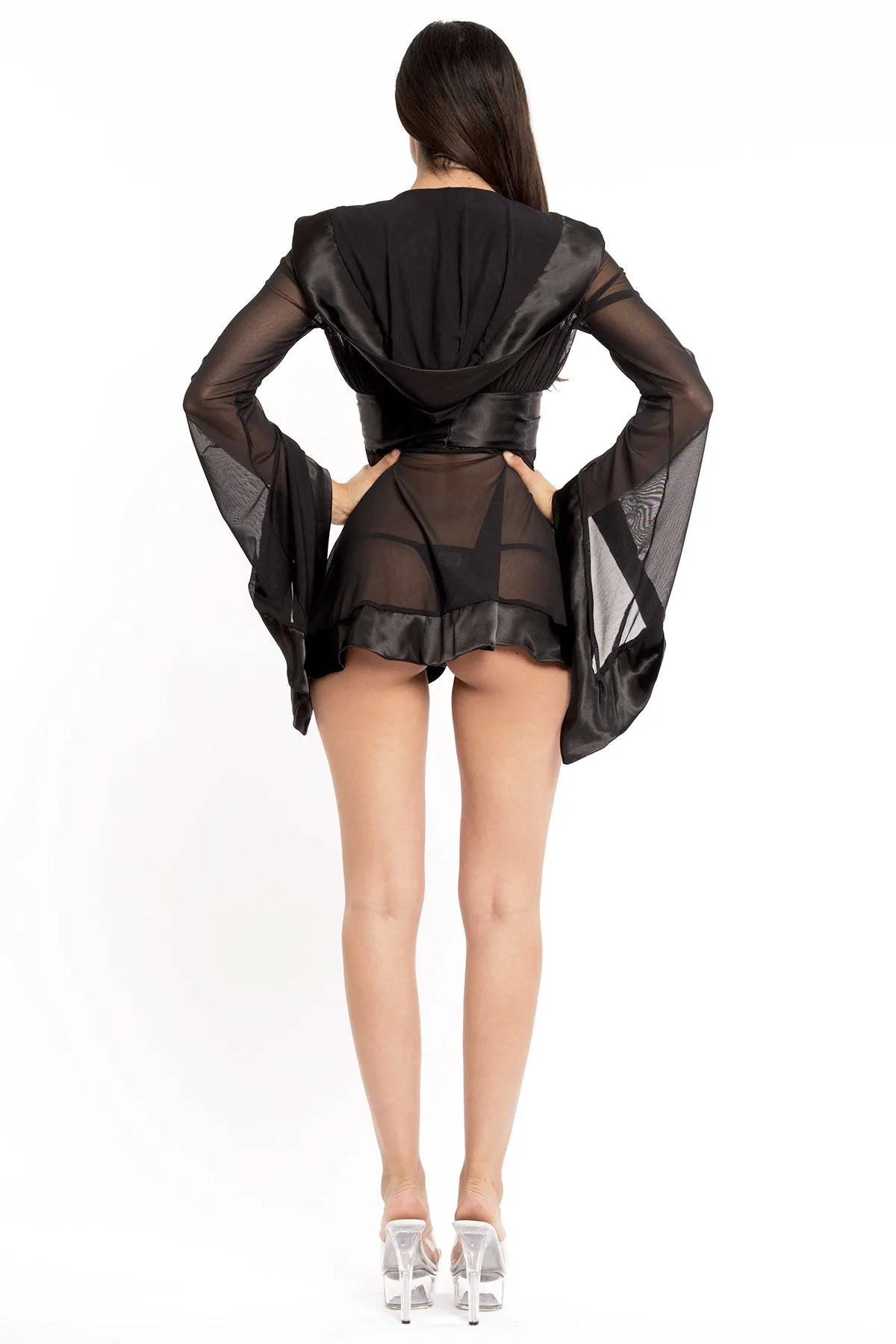 Short Hoodie Robe