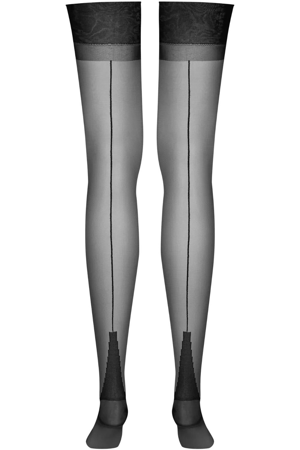 Signature Back Seamed Nylon Stockings 15 Denier