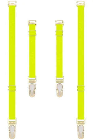 Signature Suspender Straps Yellow