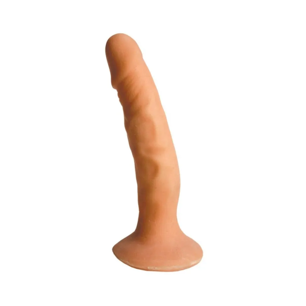 Skinsations Latin Lover Series  Playful Partner Strap On Dildo With Harness 6in