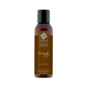 Sliquid Organics Serenity Massage Oil Balance 4.2 oz- Tahitian Vanilla